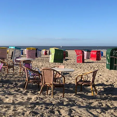 Haus Seemowe Ferienwohnung Sudstrand Lejlighed Borkum